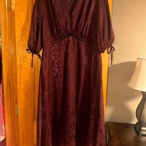 Beautiful maroon dresss